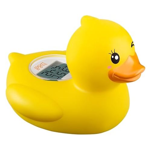 b&h Baby Bath Thermometer, The Infant Bath Floating Toy Safety Temperature Water Thermometer, Baby Bath Essentials (Classic Duck)
