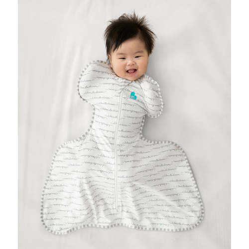 Swaddle Up™ Hip Harness 1.0 TOG Cotton White Dreamer