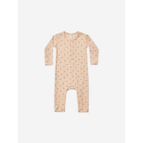 Ribbed Baby Jumpsuit || Strawberries