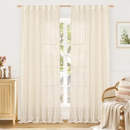 Linen Curtains 84 inches