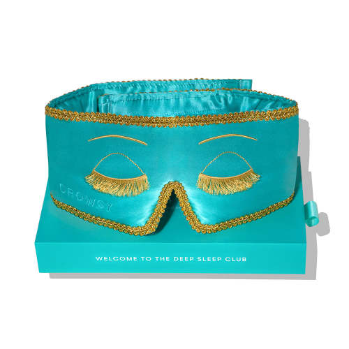 Breakfast at Drowsy Silk Eye Mask for Sleeping