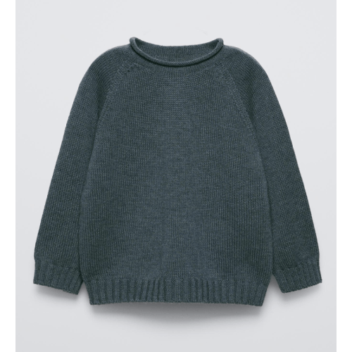 100% Merino Wool Sweater - Petrol blue | ZARA United States