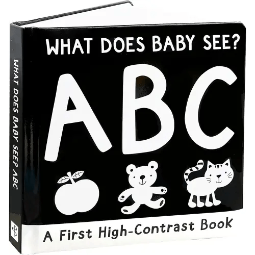 What Does Baby See? ABCs: A First High-Contrast Board Book