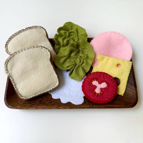 Felt Sandwich, Felt Food, Pretend Food, Playroom Toys, Pretend Play Toys