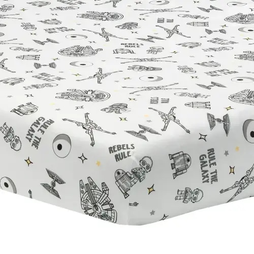 Star Wars Signature Rebels Rule Cotton Fitted Crib/Toddler Sheet – Lambs & Ivy
