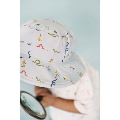 Bucket Hat, Crawling Critters Blue - Pehr | Maisonette