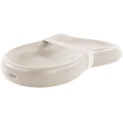 Keekaroo Peanut Changer Baby Vanilla– The Original Made in USA Easy-to-Clean Changing pad and The only Shell Over Foam, Fully Water Repellant