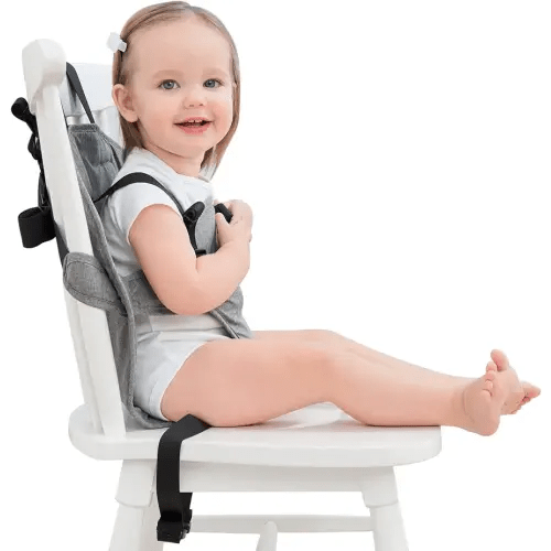 High Chair Harness Seat for Travel, Portable Baby Safety Harness Chair Accessory, Washable Travel Harness Seat with Adjustable Straps Shoulder Belt for Infant Feeding/Toddler - Baby Travel Essential