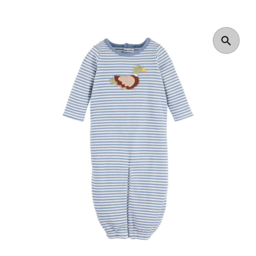 Crochet Duck Sleeper Gown