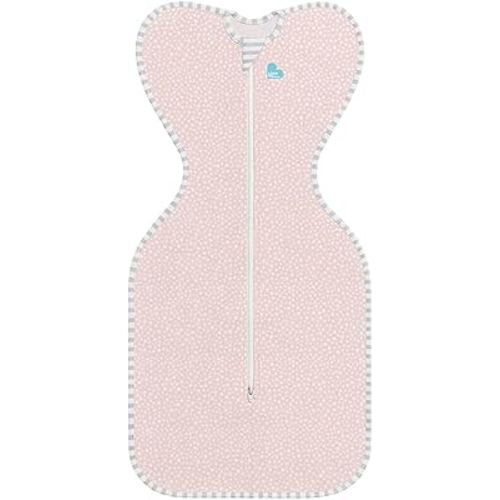 Love to Dream Swaddle UP, Silky-Lux 1.0 TOG, Super Soft and Luxurious 100% Viscose from Bamboo, Allow Baby to Sleep in Their Preferred Arms Up Position, Snug Fit Calms Startle Reflex, Pink, 8-13lbs