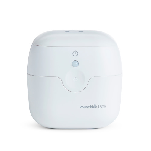 Munchkin Portable UV Sterilizer, Kills 99.99% of Germs in 59 Seconds, White, Mini UV Light Sanitizer Box