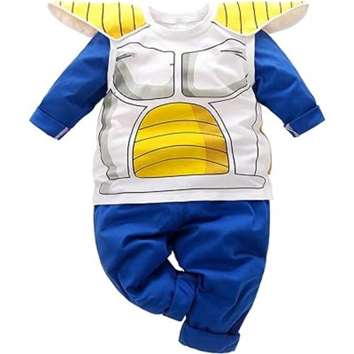 YFYBaby Kids Toddler Infant Baby Boys Clothes Halloween Cosplay Funny Tops Sweatsuit+Pants Outfit Set