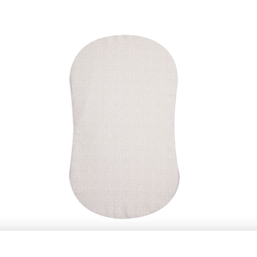 HALO - BassiNest Fitted Sheet 100% Cotton | Herringbone - cream ,