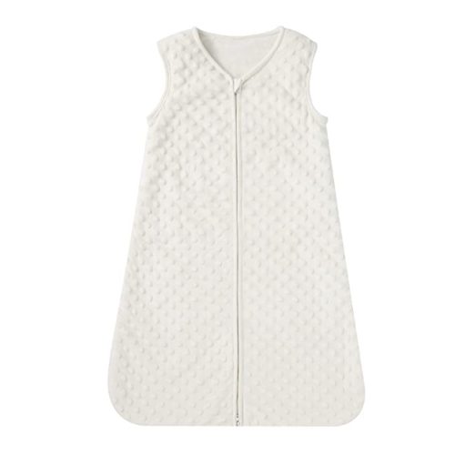 Sleep Sack with Plush Dots 6-12 Months, 2.5 TOG Sleeveless