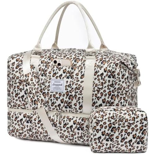 LOVEVOOK Travel Duffle Bag,Weekender Bags for Women with Shoe Compartment,Carry on Overnight Bag with Toiletry Bag,Gym Duffel Bag with Wet Pocket, Hospital Bags for Labor and Delivery