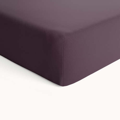 Organic Cotton Fitted Crib Sheet- Fig