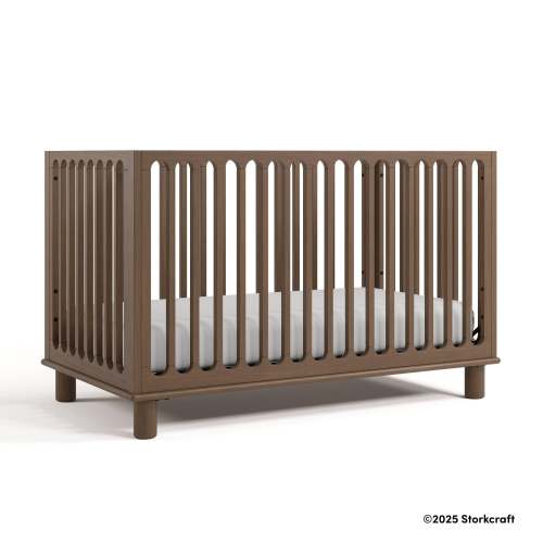 Sicily® Deluxe 3-in-1 Convertible Crib with Bonus Toddler Guardrail