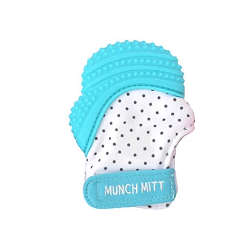 Munch Mitt Malarkey Kids, Aqua Blue, One Size