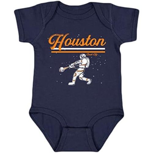Crush City - Houston Space Astronaut Kid's Bodysuit for Baseball Fans