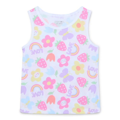 Garanimals Toddler Girl Printed Jersey Tank, Sizes 18M-5T