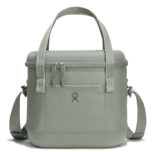 Hydro Flask Cooler Bag for Beach, Beverages and Travel - Insulated Soft Lunch Bag - 12 L Capacity in Agave Green