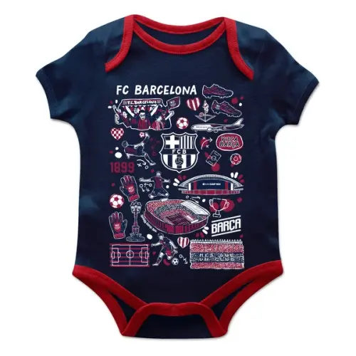 Vive La Fete Barcelona Infant Artwork Bodysuit