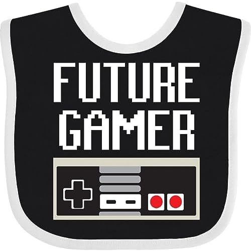 inktastic Future Gamer. Baby Bib