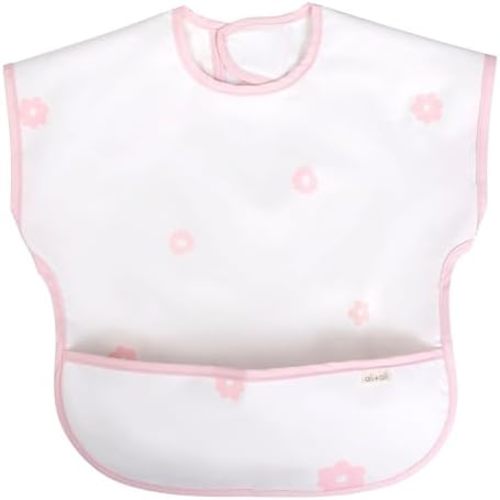Ali+Oli Smock Bibs for Babies, BPA-Free Oeko-Tex Certified, Waterproof Baby Smock, Machine Washable, Toddlers Ages 6m+