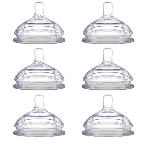 Comotomo Replacement Nipples, Medium Flow - 2 Count, 3 Packs