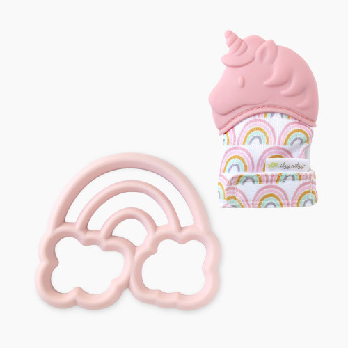 Itzy Ritzy Silicone Teether & Mitt Bundle - Dreamland