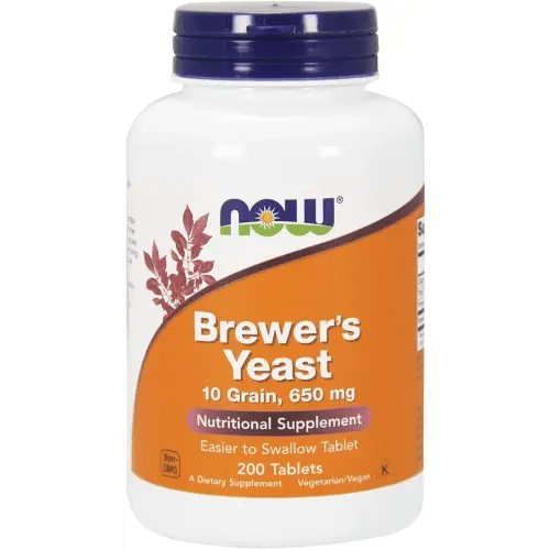 NOW Foods Brewer's Yeast 650 mg 200 Tabs