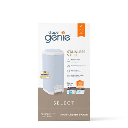 Diaper Genie Select Diaper Pail - White