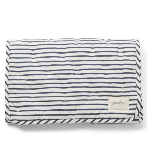 Striped On the Go Portable Changing Pad