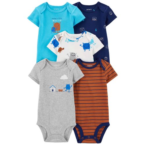 Baby 5-Pack Short-Sleeve Bodysuits