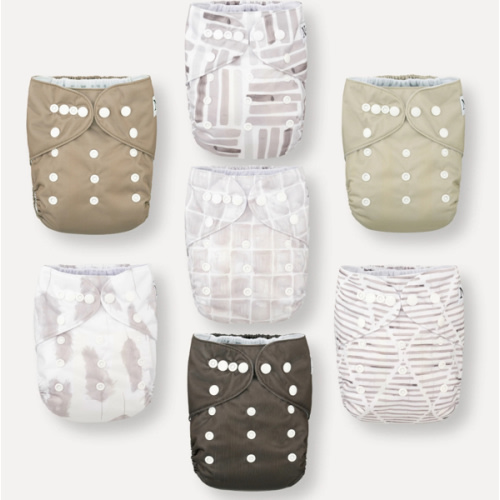 Nora’s Nursery Cloth Pocket Diapers “Earthy Boho”
