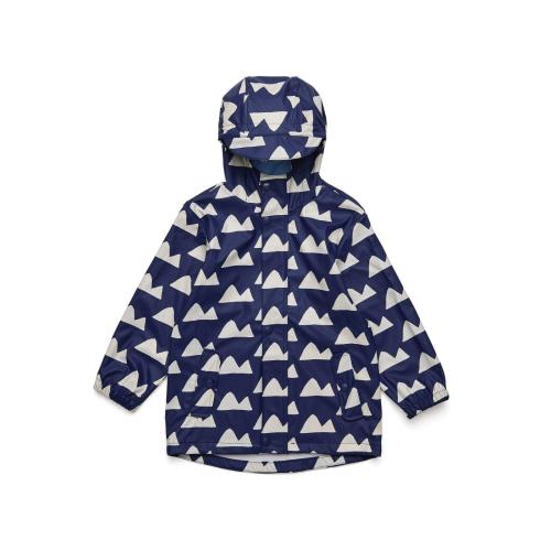 Recycled Waterproof Raincoat - Mountains