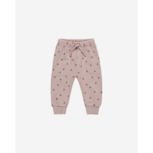 Relaxed Fleece Sweatpant || Polka Dots