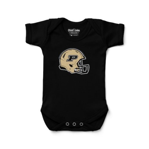 Purdue Boilermakers Chad & Jake Newborn & Infant Helmet Logo Bodysuit - Black