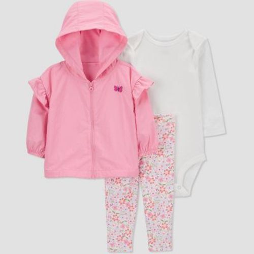 Carter's Just One You® Baby Girls' Floral Top & Bottom Set - Pink, Size: 6M