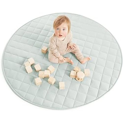 Stylish Baby Play Mat - Soft Cotton Crawling Mat Creates a Great Play Gym Area for Your Baby Boy or Girl - The Perfect Foldable Tummy Time Floor Playmat That Fits Nicely with Any Kids Playroom Decor