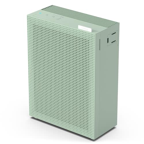 COWAY Air Purifiers for Home Bedroom up to 1,035ft² with Washable Filter, True HEPA Filter for Smoke, Pollen, Dander, Smell Air Purifier with Air Quality Monitor, Auto Mode, 3yr Warranty, 150, Green