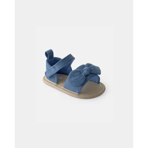 Baby Girl Bow Sandals - Blue - OshKosh B'gosh | Carter's