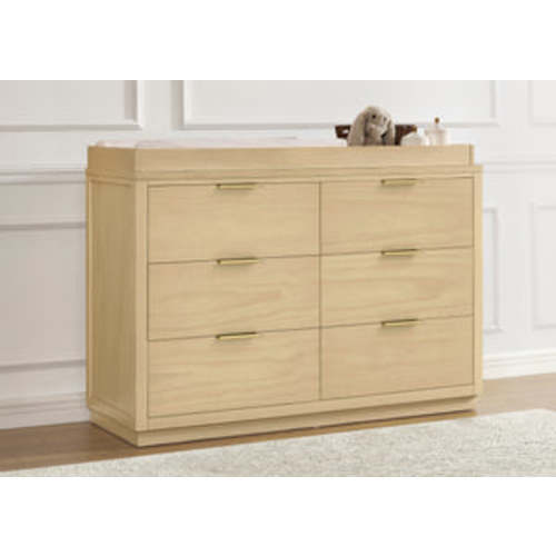 Forever 6 Drawer Dresser with Interlocking Drawers - Naturals Collecti | Delta Children
