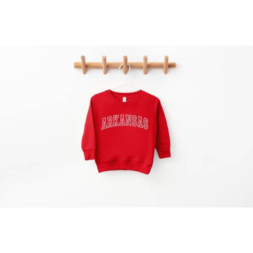 Arkansas Little Kids Sweatshirt, Arkansas Infant Baby Sweatshirt, Home Love Arkansas Toddler Sweatshirt, Children's Arkansas Sweatshirt