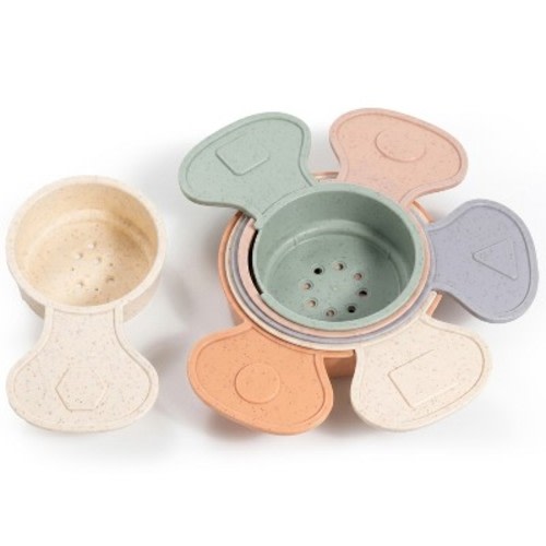 Baby Bath Stacking Cups Toy for Toddlers, Baby Bath Toys for Kids, Educational Water Toys for Early Learning, Fun & Safe Bathtub Toys
