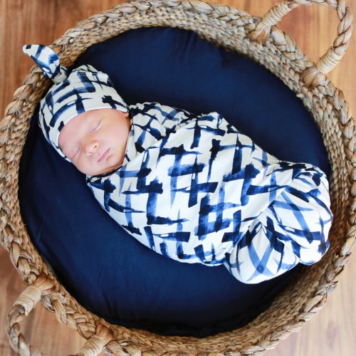 Monet Swaddle and Hat Set