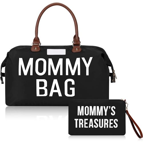 DOFASAYI Diaper Bag Tote, Mommy Bag for Hospital Delivery & Maternity with Baby Necessities Bag, Multifunction Large Travel Diaper Tote for Boys and Girls, Baby Diaper bag for Mom and Dad, Black
