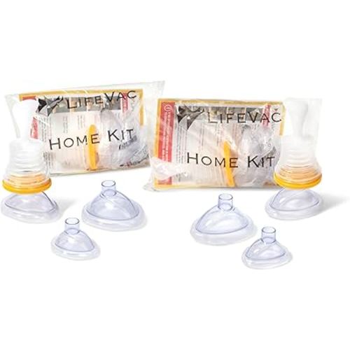 LifeVac Home Kit - Portable Suction Rescue Device, First Aid Kit for Kids and Adults, Portable Airway Suction Device for Children and Adults