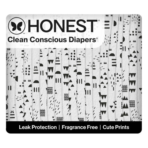 Honest Wetness Indicator Diapers - Plant-Based & Fragrance-Free | Honest