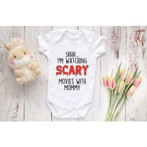 Watching Scary Movies with MOMMY Bodysuit